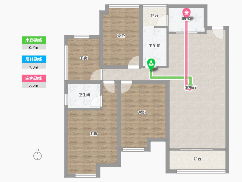 广东省-深圳市-华侨城四海云亭-102.00-户型库-动静线