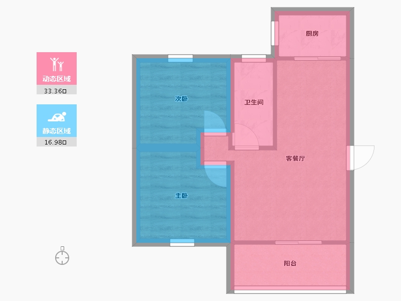 广东省-深圳市-雅涛花园-44.09-户型库-动静分区