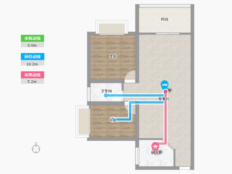 广东省-深圳市-雅然居花园-66.11-户型库-动静线