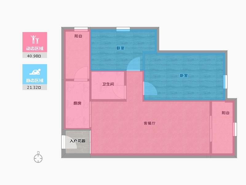 广东省-深圳市-合正汇一城-58.44-户型库-动静分区