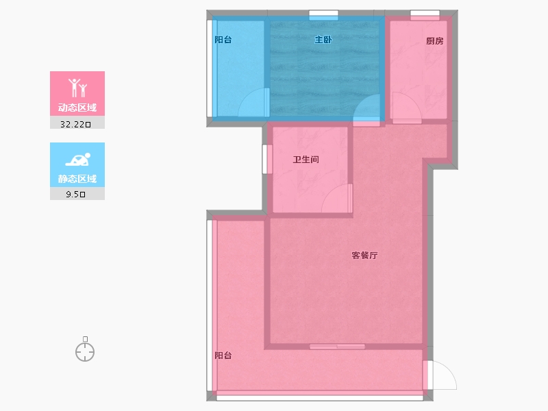 广东省-深圳市-名居绿海名居-35.99-户型库-动静分区