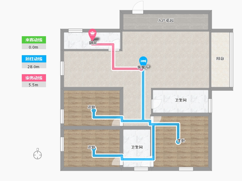 广东省-深圳市-阅山华府-106.46-户型库-动静线