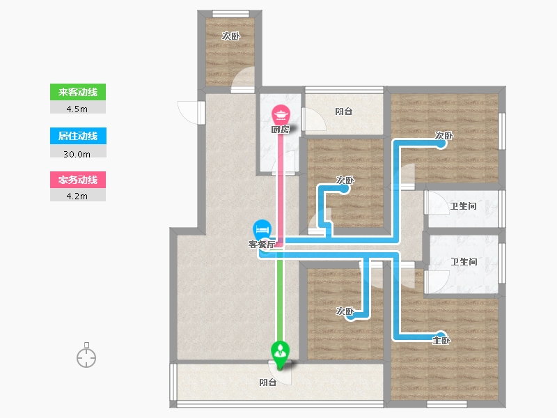 广东省-深圳市-领航里程花园-102.14-户型库-动静线