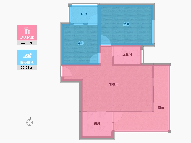 广东省-深圳市-君逸世家花园-62.41-户型库-动静分区