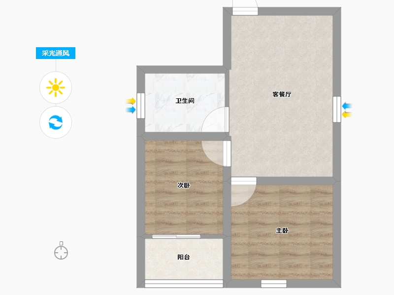 广东省-深圳市-流塘阳光-41.22-户型库-采光通风