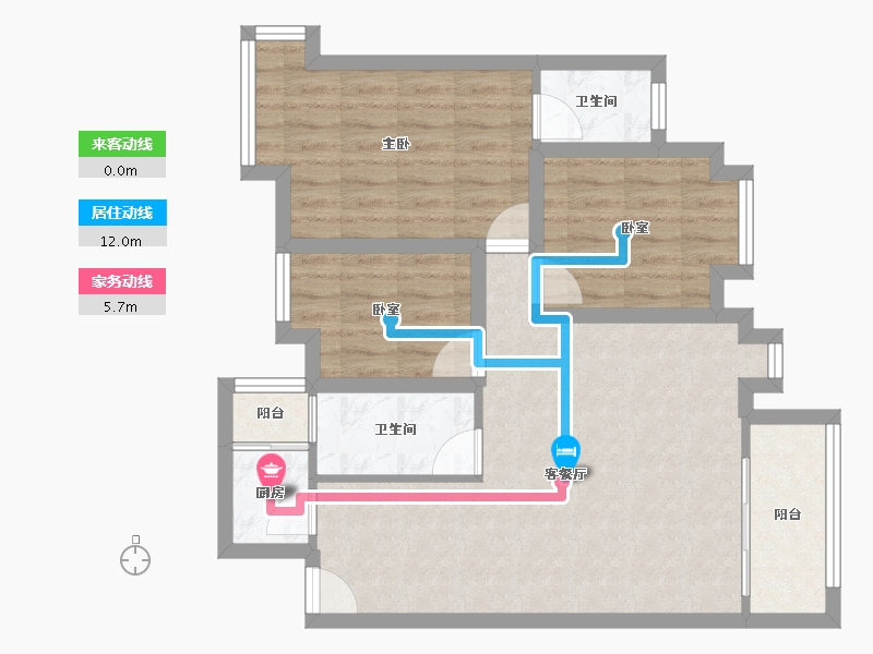 广东省-深圳市-馨园二期-73.23-户型库-动静线