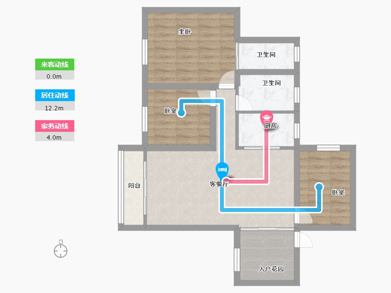 广东省-深圳市-菁英趣庭-68.80-户型库-动静线