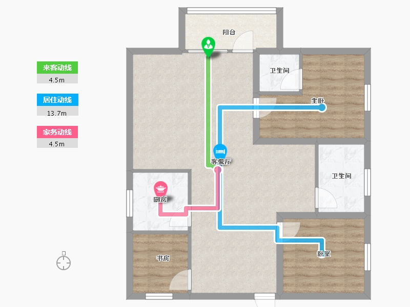 广东省-深圳市-金亨利都荟首府-87.00-户型库-动静线