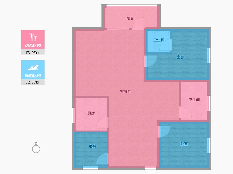 广东省-深圳市-金亨利都荟首府-87.00-户型库-动静分区