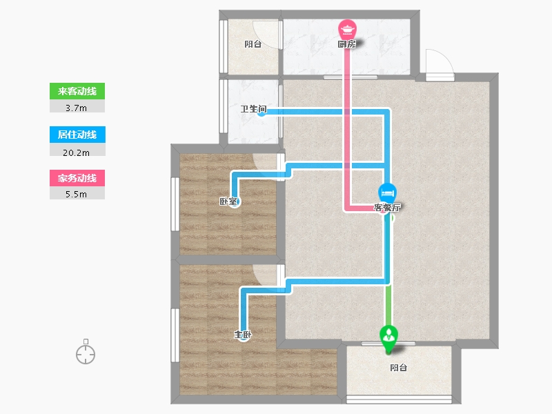 广东省-深圳市-桃源居12区（桃源居）-77.28-户型库-动静线