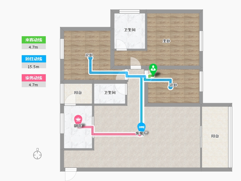 广东省-深圳市-海云轩-97.19-户型库-动静线