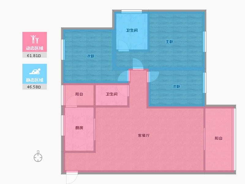 广东省-深圳市-海云轩-97.19-户型库-动静分区