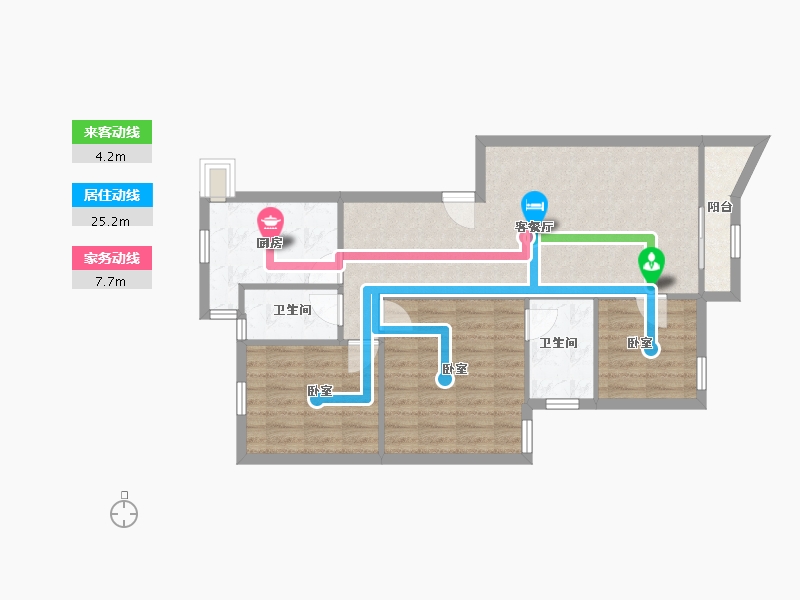 广东省-深圳市-新安园-78.48-户型库-动静线