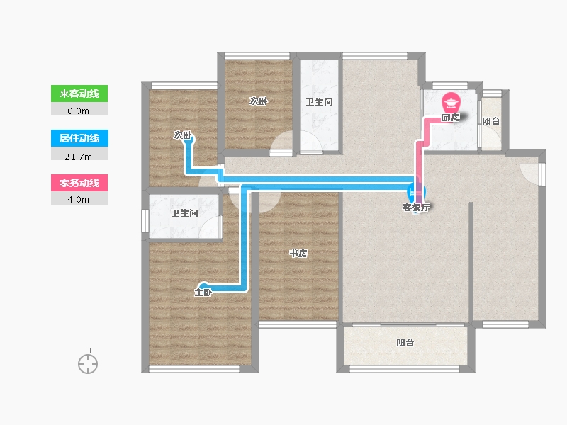 广东省-深圳市-鸿荣源禧园-116.09-户型库-动静线