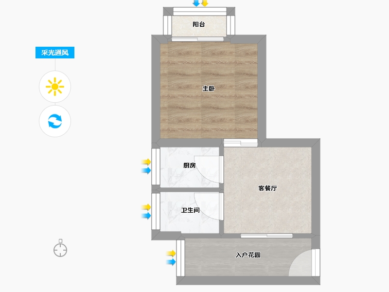 广东省-深圳市-碧海富通城三期-24.41-户型库-采光通风