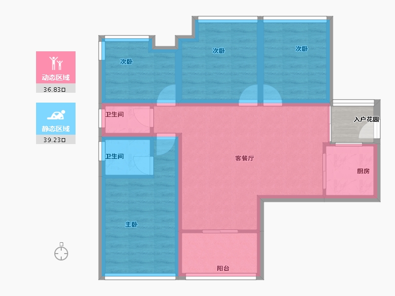 广东省-深圳市-玉湖湾-68.99-户型库-动静分区