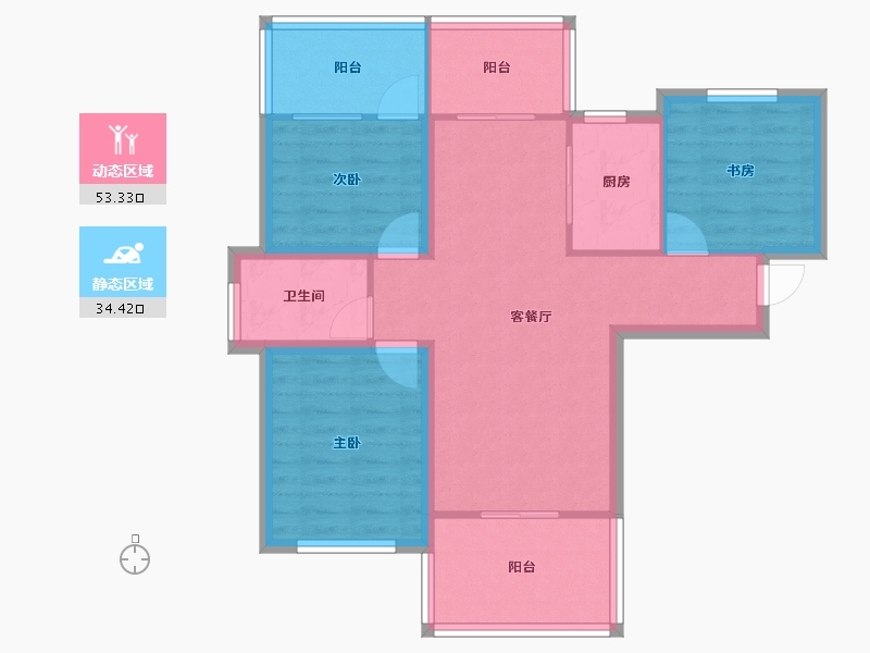 广东省-深圳市-柠檬时代-78.28-户型库-动静分区