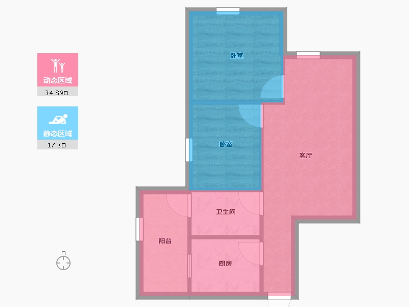 广东省-深圳市-新街口大厦-46.56-户型库-动静分区