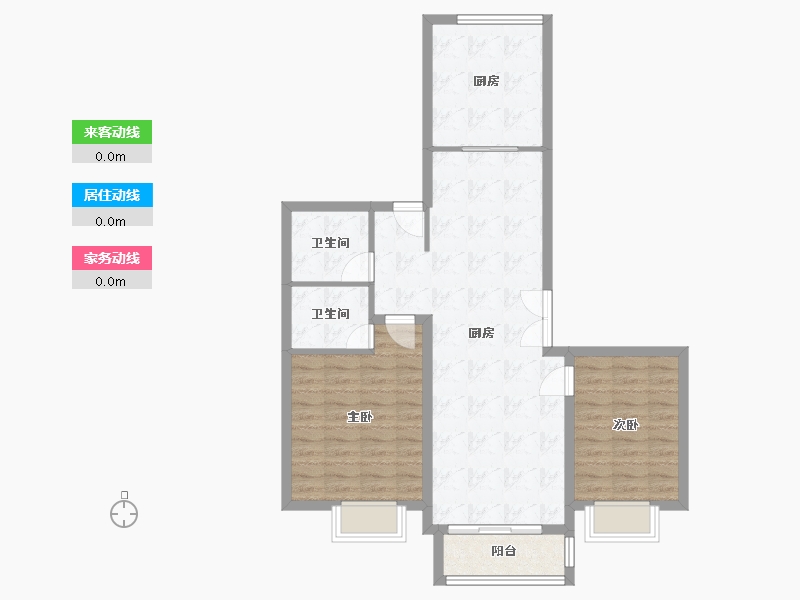 河南省-郑州市-双桥新区-97.00-户型库-动静线