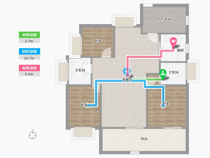 广东省-深圳市-集信名城-91.51-户型库-动静线