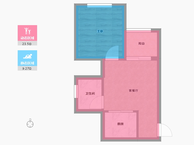 广东省-深圳市-百富大厦-28.60-户型库-动静分区