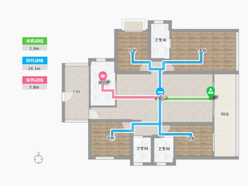 广东省-深圳市-万科公园里-120.21-户型库-动静线