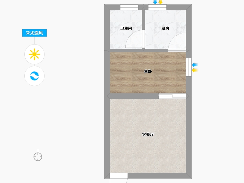 广东省-深圳市-南油生活区(B区)-23.31-户型库-采光通风