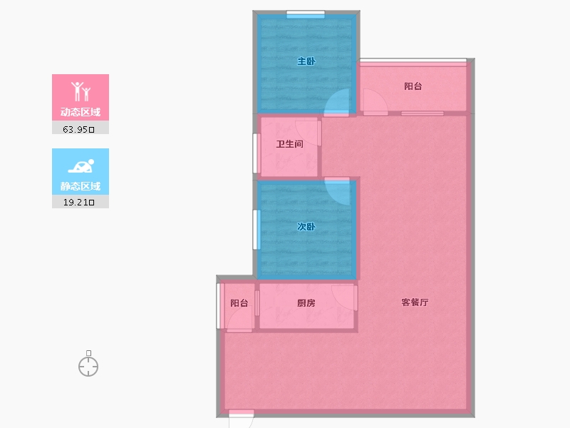 广东省-深圳市-愉园新苑-74.61-户型库-动静分区