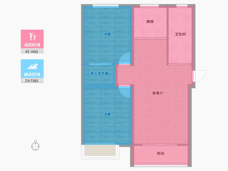 广东省-深圳市-流塘阳光-67.02-户型库-动静分区