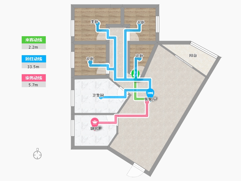 广东省-深圳市-云海天城-75.13-户型库-动静线