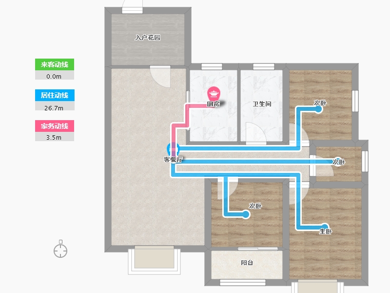 广东省-深圳市-合正汇一城-70.49-户型库-动静线