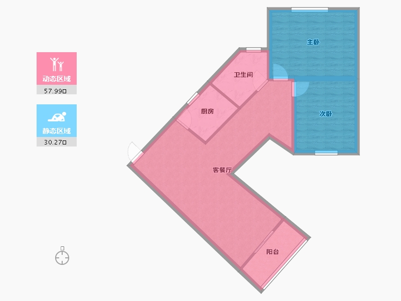 广东省-深圳市-菁英趣庭-79.41-户型库-动静分区