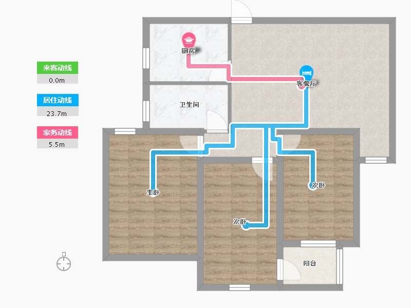 广东省-深圳市-龙泰轩-80.67-户型库-动静线