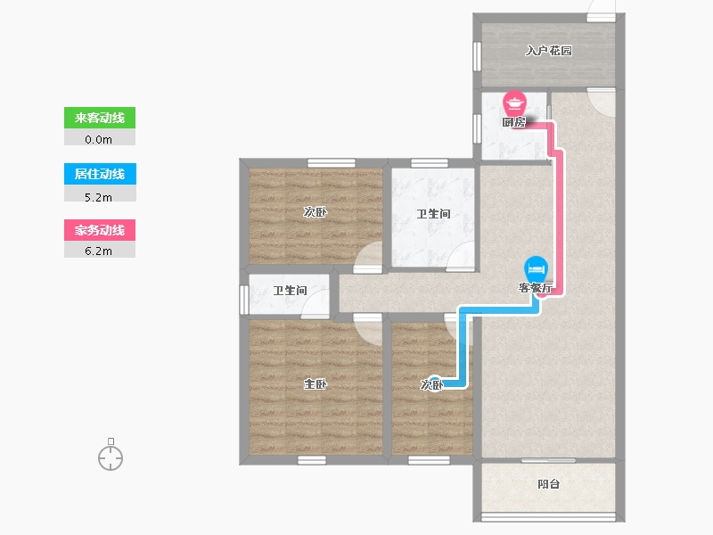 广东省-深圳市-聚龙苑-93.46-户型库-动静线