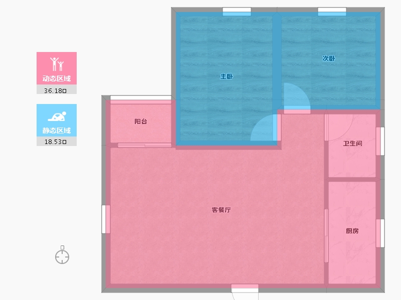 广东省-深圳市-四达大厦-48.68-户型库-动静分区