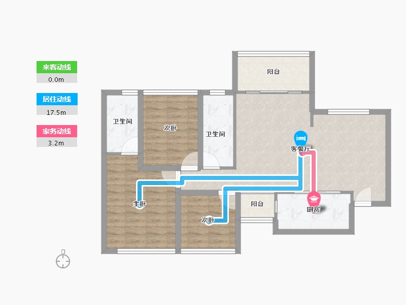 广东省-深圳市-华晖云门-82.03-户型库-动静线