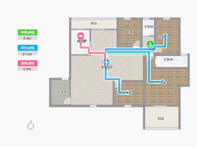 广东省-深圳市-海云轩-135.22-户型库-动静线