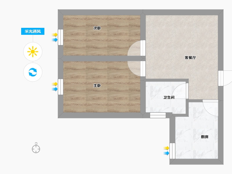 广东省-深圳市-南海大厦-33.00-户型库-采光通风