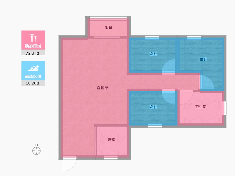 广东省-深圳市-南景豪庭-50.44-户型库-动静分区