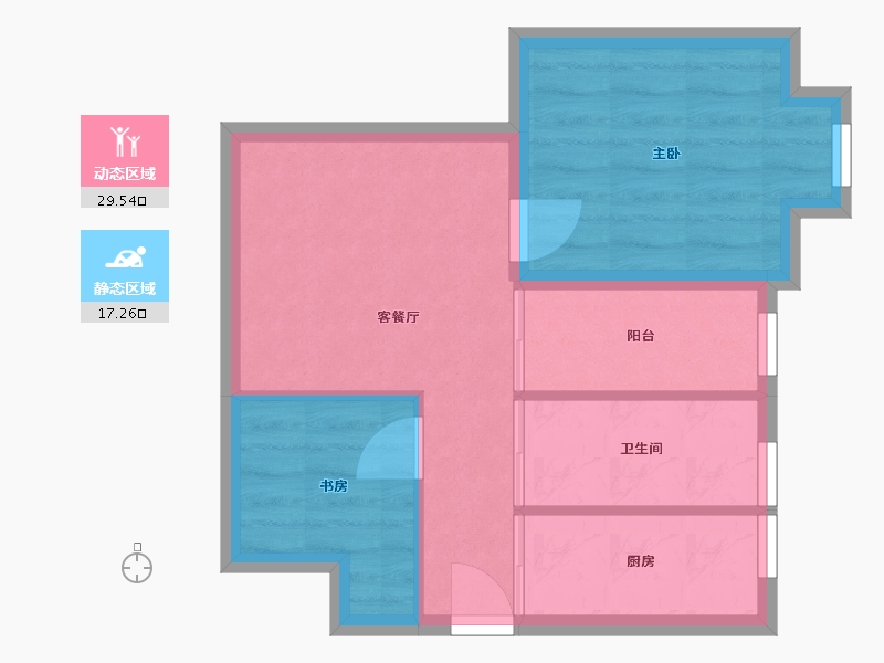 广东省-深圳市-时代骄子大厦-41.23-户型库-动静分区