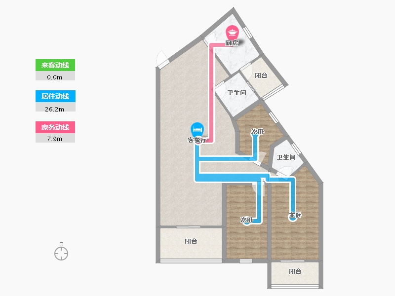 广东省-深圳市-汇宾广场-110.57-户型库-动静线