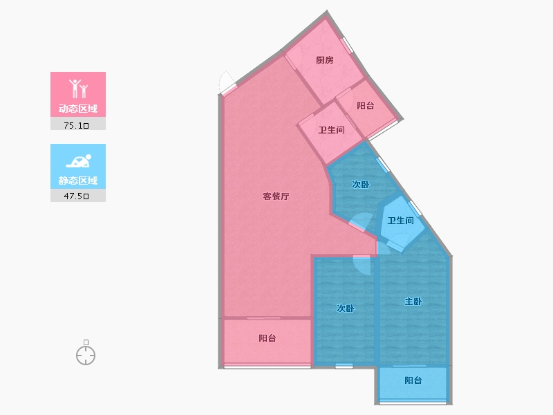 广东省-深圳市-汇宾广场-110.57-户型库-动静分区