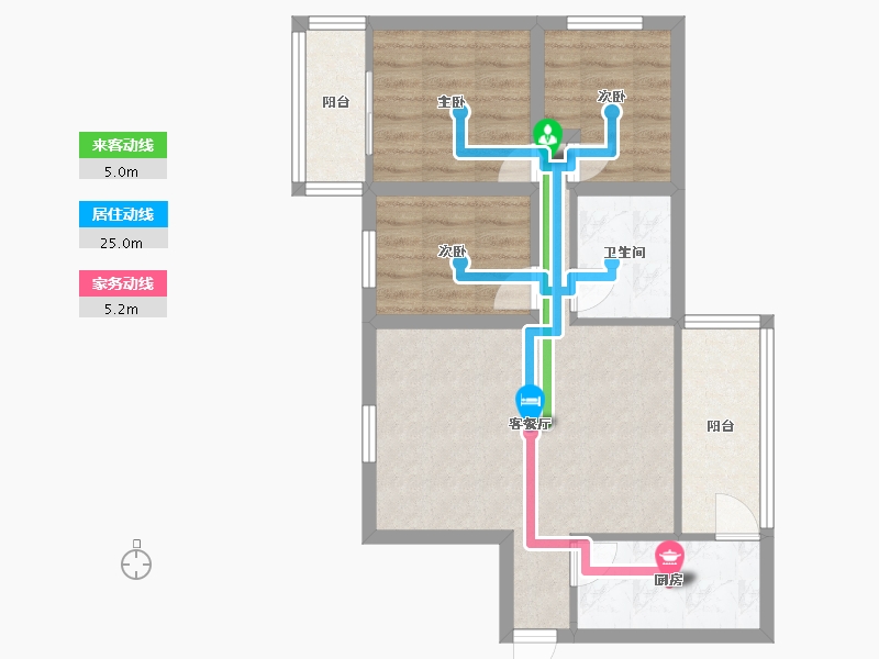 广东省-深圳市-海晖大厦-62.08-户型库-动静线