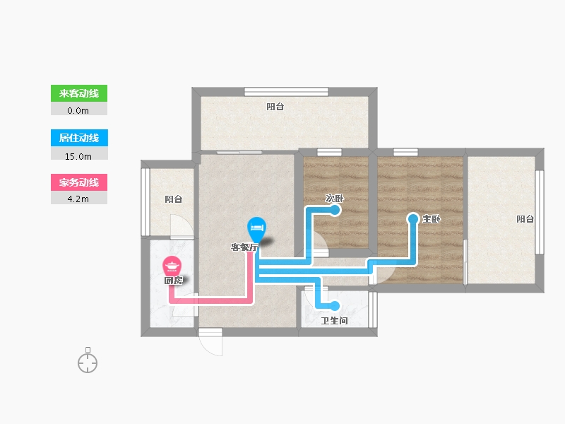 广东省-深圳市-南海大厦-53.00-户型库-动静线