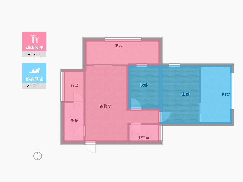 广东省-深圳市-南海大厦-53.00-户型库-动静分区