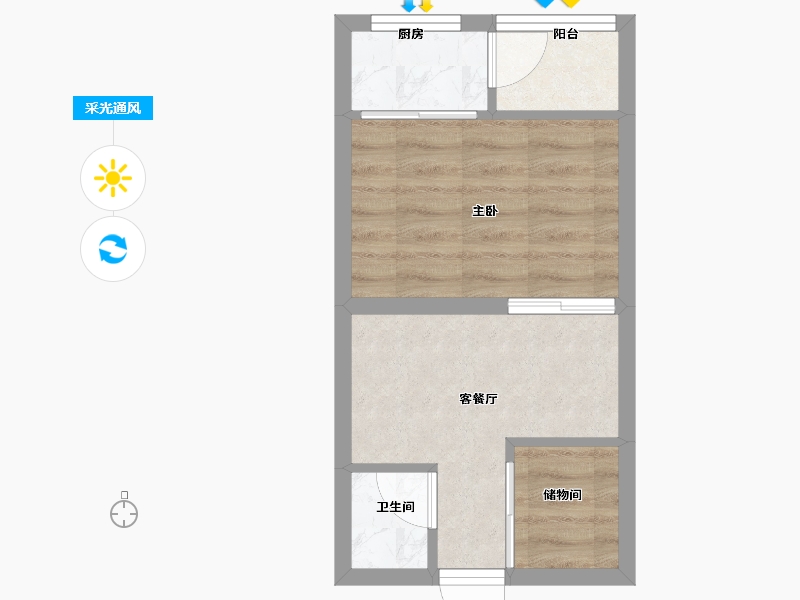 广东省-深圳市-中兴之家-30.25-户型库-采光通风