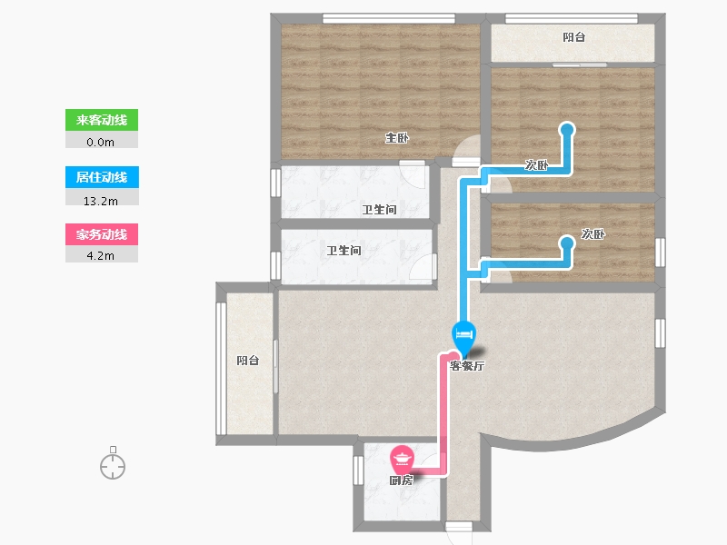 广东省-深圳市-怡园大厦-93.94-户型库-动静线