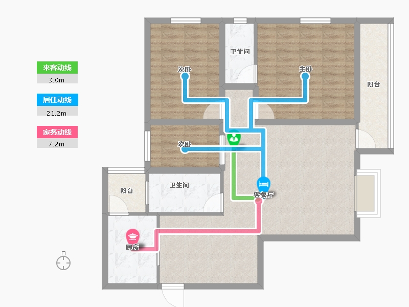 广东省-深圳市-山水情家园-92.51-户型库-动静线