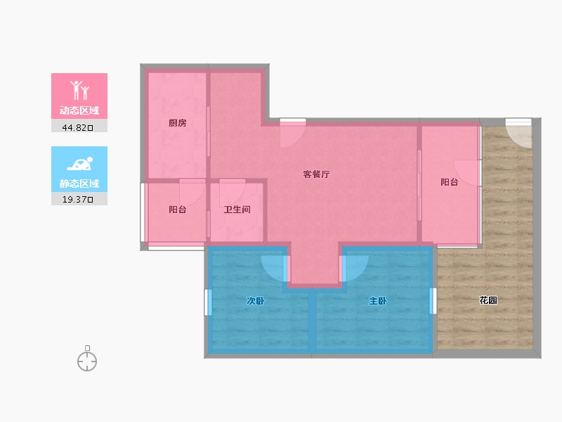 广东省-深圳市-碧榕湾-71.56-户型库-动静分区