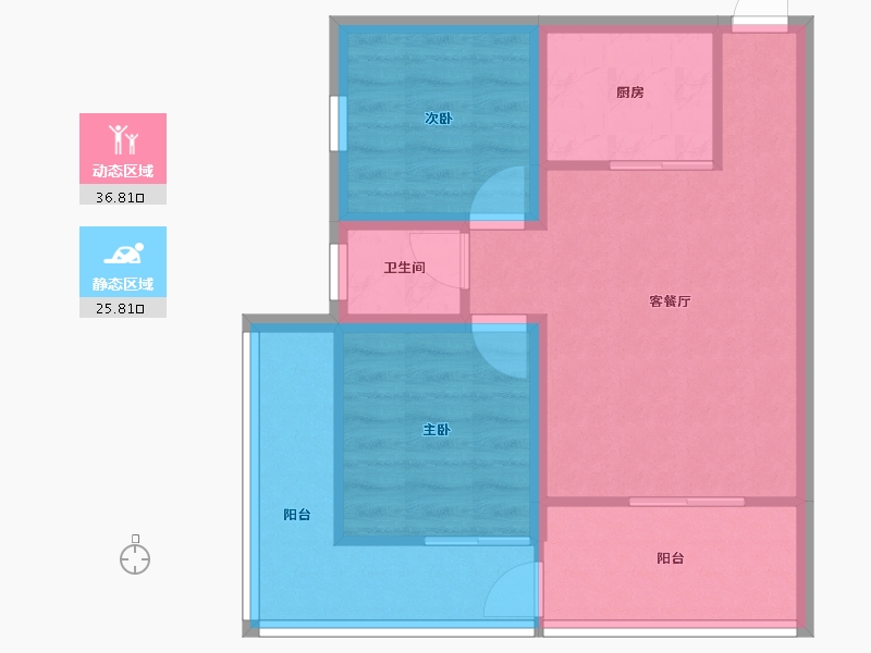 广东省-深圳市-万象新园-55.44-户型库-动静分区